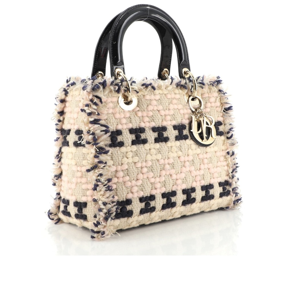 Christian Dior Tweed Handbag - Picture 1 of 10